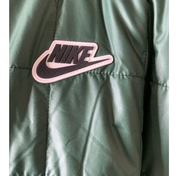 Nike Synthetic Fill Zip Jacket Mens Large Swoosh Colorblock Multicolor Fleece - Picture 7 of 11